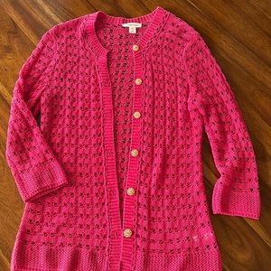 Coldwater Creek pink cardigan, size medium